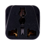 Portable Universal Socket to UK Plug Power Adapter Travel Charger with Fuse, UK Plug(with Fuse)