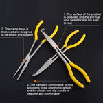 11 Inch Multi-function 90 Degree Bending Needle-nosed Pliers Hand Tool, 90 Degree Bending