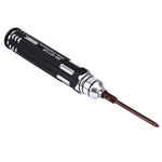 JAKEMY JM-8154 6 in 1 Model Screwdriver Set with 65mm S-2 Precision Bits(Cross 3.0, Hexagon H1.5 & H2.0 & H2.5 & H3.0), JM-8154