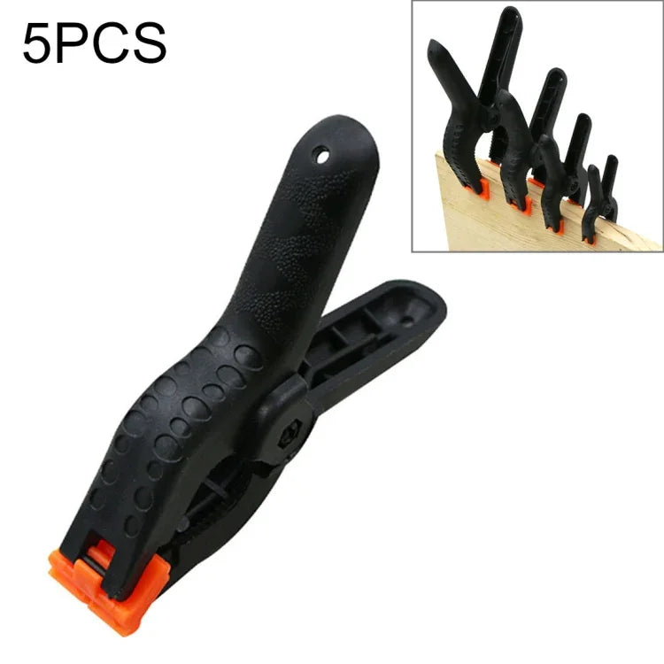 5 PCS Woodworking Photo Studio Photography Backdrop Nylon Clip Support Spring Clamp, Length: 90mm, Length: 90mm