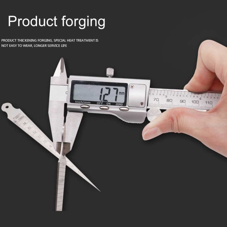 Wedge Feeler Gap 1-15mm Thick Stainless Steel Ruler Inspection Taper Gauge Metric Imperial Measure Tool, 1-15mm Thick Metric Imperial