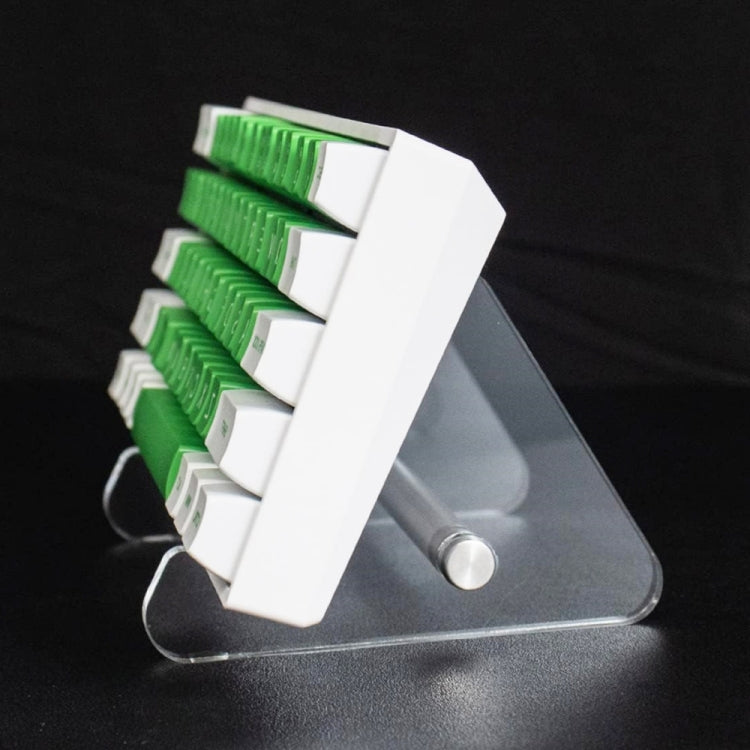 YX003-1 Single Layer Transparent Acrylic Detachable Keyboard Stand, YX003-1