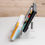 YX003-2 Double Layer Transparent Acrylic Detachable Keyboard Stand, YX003-2