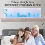 Bedroom Wall-Mounted Baby Universal Anti-Straight Blowing Air Conditioning Windshield Wind Deflector Shroud, Y Rounded Corner Version, Y Rounded Corner Version
