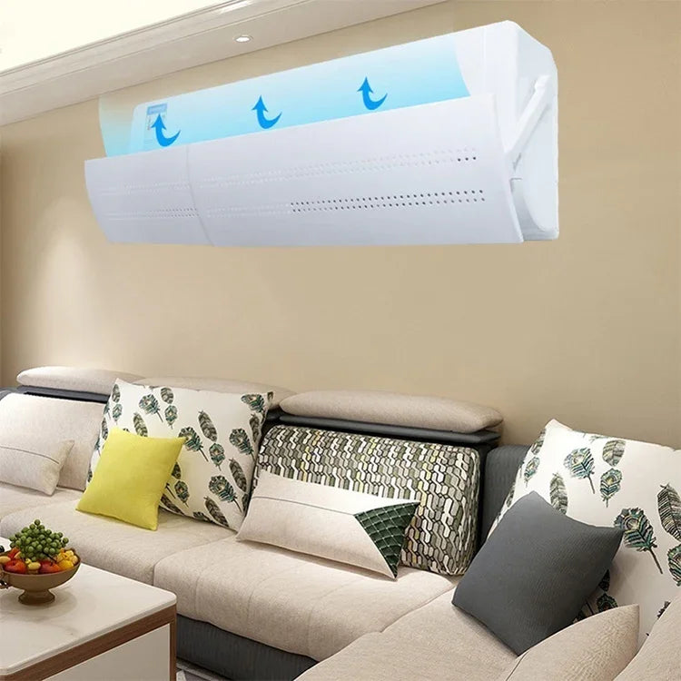 Bedroom Wall-Mounted Baby Universal Anti-Straight Blowing Air Conditioning Windshield Wind Deflector Shroud, Thickened Version, Thickened Version