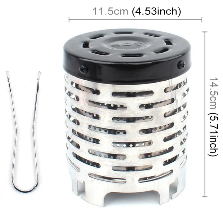 Outdoor Camping Stainless Steel Heater Cover Mini Tent Infrared Heating Stove Cover, Heater Cover