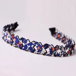 Hollow Braid Style Hair Hoop Headwear Random Color Delivery