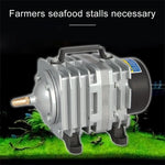ACO-008 120W 110L/Min Electromagnetic Air Pump Compressor Seafood Fish Tank Increase Oxygen Air Flow Spliter, US Plug, ACO-008