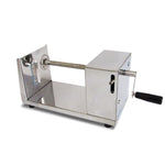 Stainless Steel Manual Spiral Tornado Tower Hand Shake Potato Rotary Chips Twister Slicer Cutter, Hand Shake