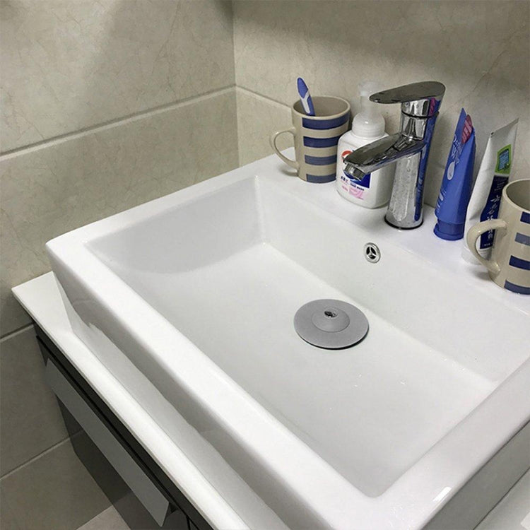 2 PCS Silicone Drain Stopper Deodorant Sink Bathtub Floor Drain Protector
