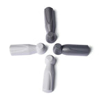 100pcs HTG-005 Small Hammer Anti-theft Magnetic Buckle EAS Anti-theft Sound and Magnetic Button Label for Supermarket Commodities, Random Color Delivery, HTG-005 Small Hammer