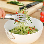 Stainless Steel Barbecue Steak Clip Tongs BBQ Roasting Shovels Leak Steak Shovel Spatula Food Clamp Bread Clips, Length: 24cm, 24cm