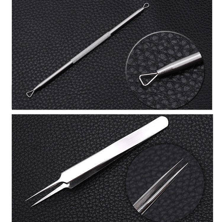 5 PCS / Set Best Blackhead Extractor Tool Acne Needle Pimple Tweezers