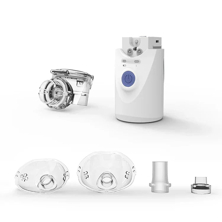 Portable Ultrasonic Nebulizer Mini Handheld Inhaler Respirator Health Care Home Machine Atomizer for Children, Mini Handheld Inhaler