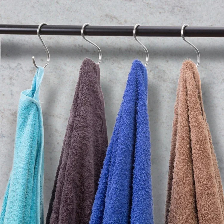 10pcs 2.5mm Multi-functional S-shaped Stainless Steel Metal Hook, Length: 5.5cm, 5.5cm