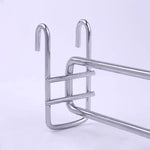 5pcs 5.8mm Supermarket Iron Grid Shelf Double Hook, Length: 15cm, 5.8mm 15cm