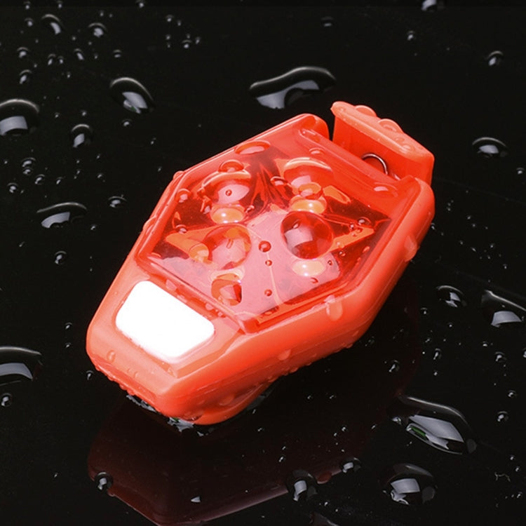 Multifunctional Outdoor Bicycling Running Warning Light Bicycle Taillight LED Back Clip Light, LED Back Clip Light(Red), LED Back Clip Light(White), LED Back Clip Light(Black), LED Back Clip Light(Purple)