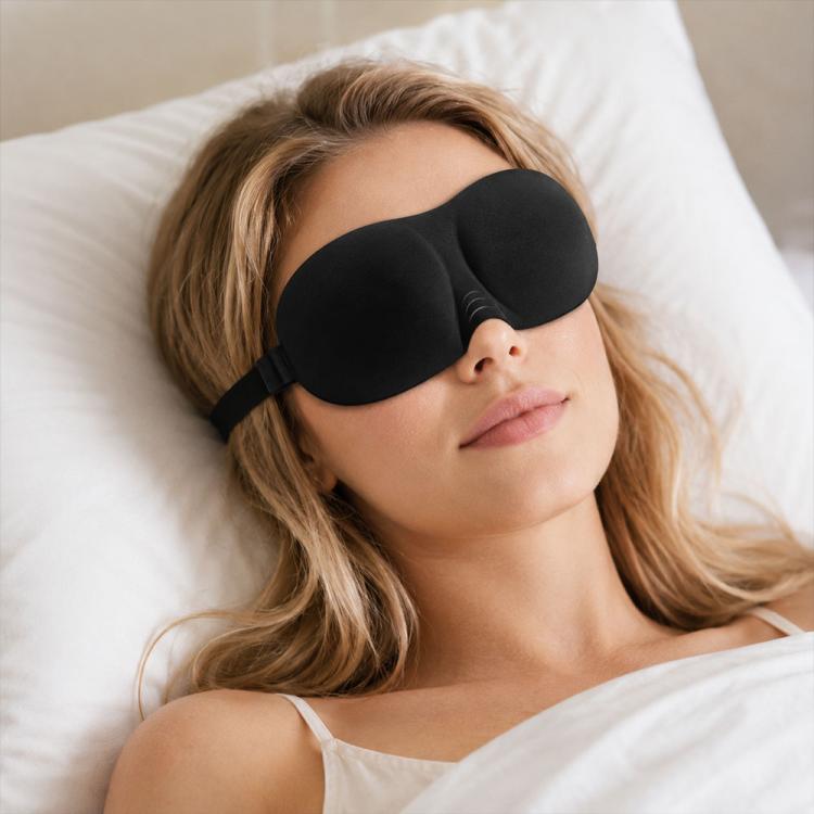 3D Portable Shading Sleep Rest Aid Cover Eye Patch Sleeping Mask Female Cute Eye Mask
