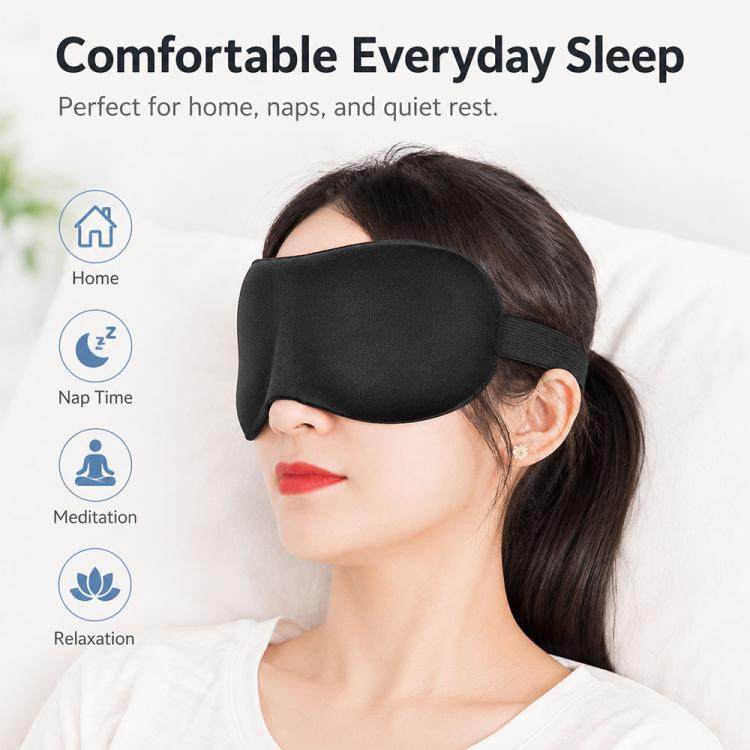 3D Portable Shading Sleep Rest Aid Cover Eye Patch Sleeping Mask Female Cute Eye Mask