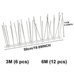 5 PCS / Set Bird Repeller 50cm Stainless Steel Nails Bird Spikes SK411, 5 PCS