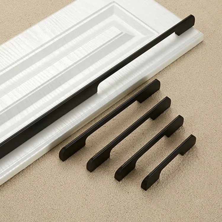 2049-160 Drawer Cabinet Door Aluminum Alloy Handle Straight Door Handle, 2049-160 (White)