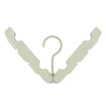 Foldable Clothes Hanger Drying Rack with 4 Hidden Clips for Home / Travel, Random Color Delivery, Foldable Clothes Hanger