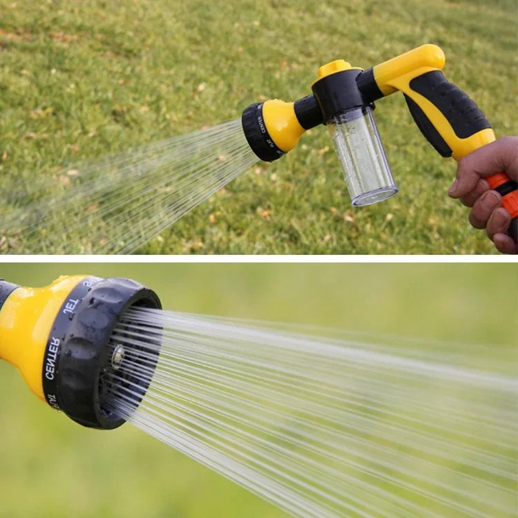 Multifunctional Car Foam Water Gun Garden Watering Tools Pet shower sprinkler,Random Color Delivery,Without Water Pipe, Water Gun
