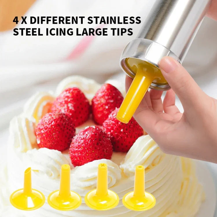 Multifunctional  Household Cookie Biscuit Machine Tool Mold Decorating Mounted DIY Baking with 20 Moulds & 4 Nozzles, Multi-function silver