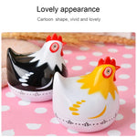 Chicken Shape 60 Minutes Mechanical Kitchen Cooking Count Down Alarm Timer Home Decorating Gadget, Random Color Delivery, RB219