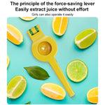 LsCook Aluminum Alloy Manual Dual Layers Lemon Juicer, Random Color Delivery, Aluminum Alloy