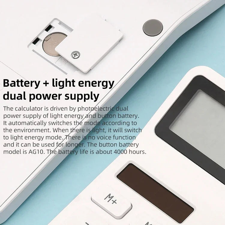 Original Xiaomi Youpin LEMO Rice Calculator 12-bit LED Display ABS Material 6 Degree Angle, 12-bit Calculator