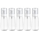 10 PCS Portable Refillable Plastic Fine Mist Perfume Spray Bottle Transparent Empty Spray Sprayer Bottle, 80ml, 80ml