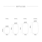 10 PCS Portable Refillable Plastic Fine Mist Perfume Spray Bottle Transparent Empty Spray Sprayer Bottle, 80ml, 80ml