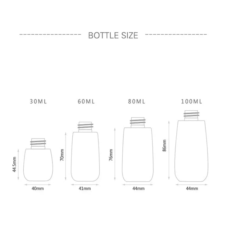 10 PCS Portable Refillable Plastic Fine Mist Perfume Spray Bottle Transparent Empty Spray Sprayer Bottle, 80ml, 80ml