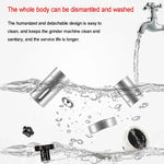 Portable Conical Burr Mill Manual Stainless Steel Hand Crank Coffee Bean Grinder, Capacity: 40g, Stainless Steel Capacity: 40g