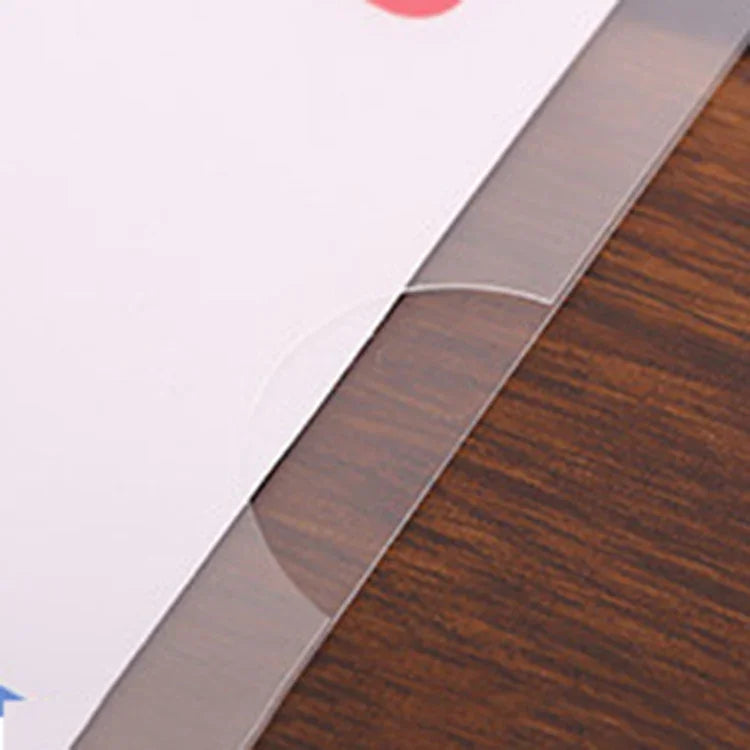 10 PCS Deli Transparent Single Page A4 Folder, Size: 32.1*30.7cm, 32.1x30.7cm