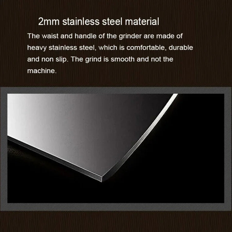 Portable Conical Burr Mill Manual Spice Herbs Hand Grinding Machine Coffee Grinder, Capacity: 36g, Portable Conical