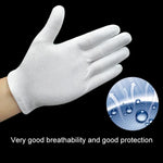 12 Pairs Labor Insurance Work Gloves, Cotton Double-sided, Cotton Double-sided