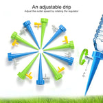 FR-258 40pcs 4/7mm Capillary Transparent Curved Drop Arrow Gardening Micro-Spray Irrigation Arrow, 12 PCS