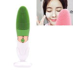 CNaier AE-618 Battery-powered Silicone Acoustic Wave Face Skin Care Electric Facial Cleanser, AE-618(Blue), AE-618(Orange), AE-618(Pink), AE-618(Green)