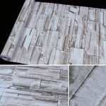 Stucco Brick Creative 3D Stone Brick Decoration Wallpaper Stickers Bedroom Living Room Wall Waterproof Wallpaper Roll, Size: 45 x 1000cm, Stucco brick