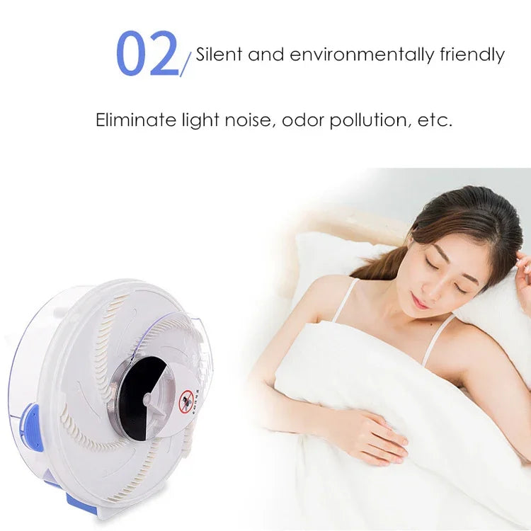 Electric Rotary Fly Catcher Flytrap Mosquito Killer Repellent, US Plug, US Plug