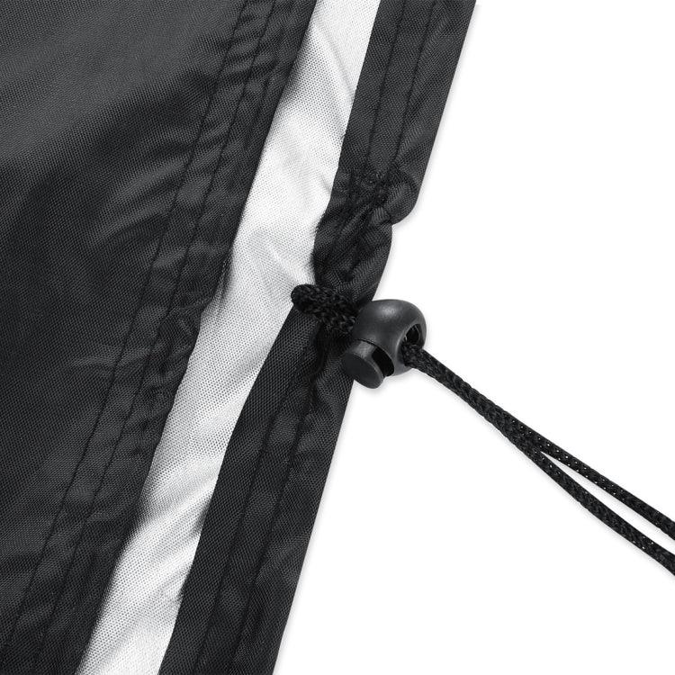 Anti-UV Waterproof Dust-proof 210D Oxford Cloth Folding Table Chairs Protective Cover Outdoor Furniture Set Cover, Size: 123*123*74cm(Black), Size: 123*123*74cm