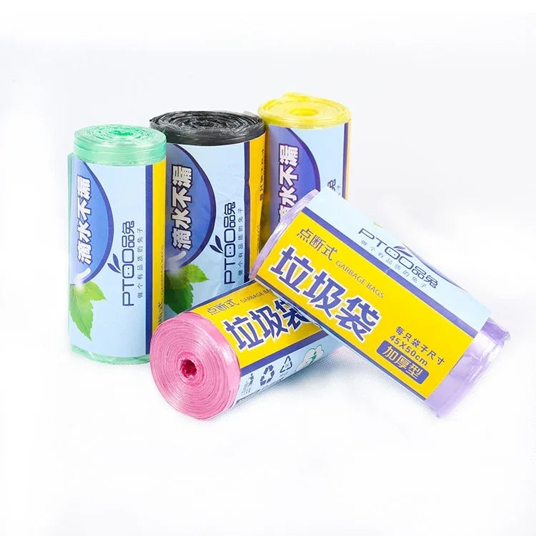 1 Rolls Household Colour Thickening Big Garbage Bags (30 PCS Per Roll), Random Color Delivery, Size:45*50cm, 1 Rolls Garbage Bag