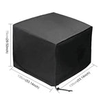 Outdoor Anti-UV Waterproof Dust-proof 210D Oxford Cloth Folding Table Chairs Protective Bag Furniture Set Cover, Size: 135x135x75cm, Size: 135x135x75cm