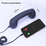 Type-C Plug Mic Retro Telephone Anti-radiation Cell Phone Handset Receiver, Type-C
