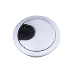 Desk Computer Desktop Zinc Alloy Round Threading Box Hole Cover, Hole Diameter: 80mm (Green Bronze), 80mm