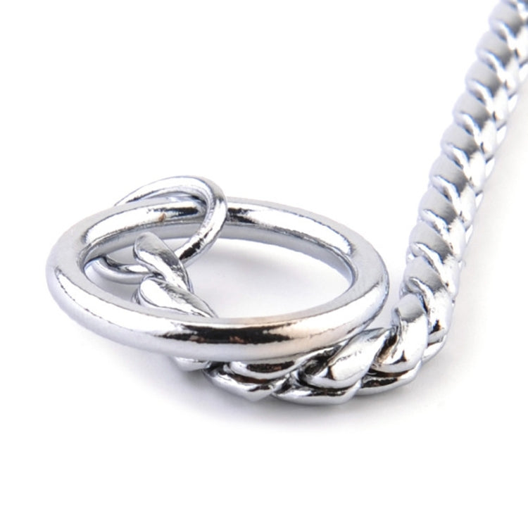 Pet Collars Pet Neck Strap Dog Neckband Snake Chain Dog Chain  Solid  Metal Chain Dog Collar，Length:65cm, 65cm