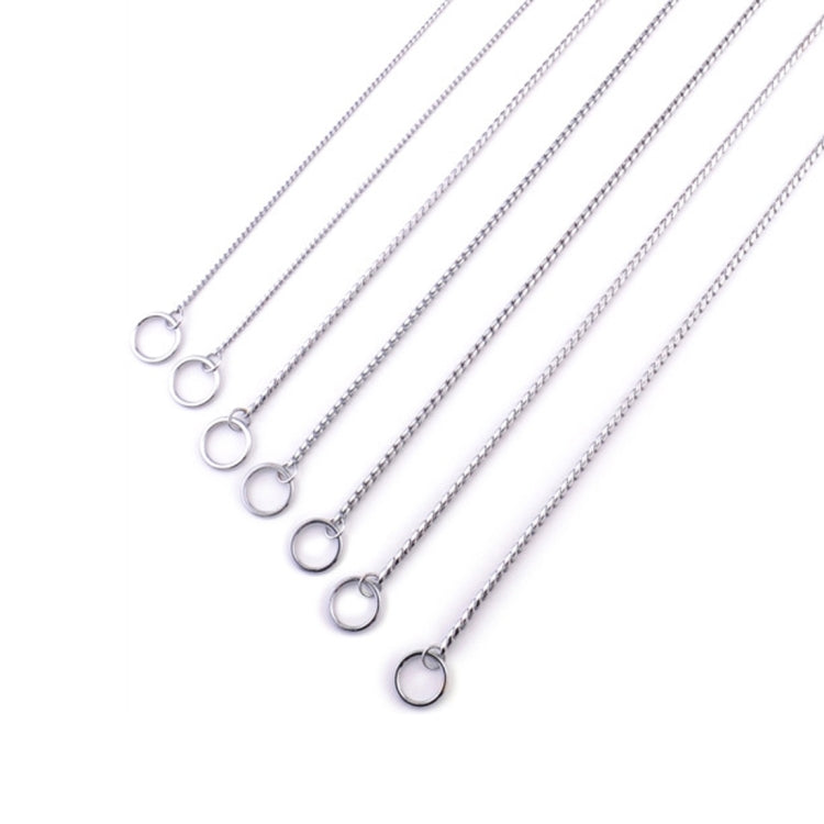 Pet Collars Pet Neck Strap Dog Neckband Snake Chain Dog Chain  Solid  Metal Chain Dog Collar，Length:65cm, 65cm
