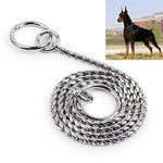35cm dog training chain, solid metal collar for effective dog training, durable and scalable design.